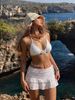 Women's Floral Embroidery Bikini Three Piece Swimsuit Beach Dress European American Style Vacation Casual Cross Border E Commerce_ecoleips.com