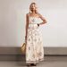European American Cross-border 2026 New Bohemian Style High-waisted Large Hem Dress For Summer Seaside Vacation, Loose_ecoleips.com