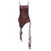Women's Clothing Solid Color Slim Street Fashion Suspenders Backless Printed Tops For Women_ecoleips.com
