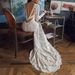 Elegant French Light Wedding Dress With Backless Design, Long Sleeves, And Small Train – Perfect For Bridal Entrance & Reception_ecoleips.com