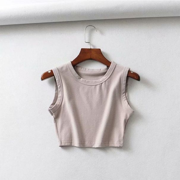 2024 Summer Vintage White Crop Tops Women Biker Black Punk Sexy Tank Top Korean Streetwear Cropped Sleeveless Top Feminino_ecoleips.com
