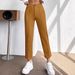 AC833 New Spring/Autumn Straight-Leg 2025 Fall/Winter High-Waisted Slim-Fit Versatile Narrow-Cut Casual Pants For Petite_ecoleips.com