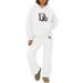 Women's Clothing Fashion Trendy Casual Women's Hoodie Sweatshirt Set Wide Leg Pants Straight Leg Pants American Autumn Winter Hot Selling_ecoleips.com