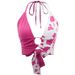 Women's Clothing New Love Print Suspenders Sexy Lace Up Vest Backless Beach Tops For Women_ecoleips.com