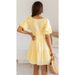 European American Fashion Cross-border Women's Clothing, New Spring-summer Collection, Solid Color Casual V-neck_ecoleips.com