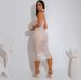Women's Clothing V Neck See Through Sequin Dress Slim Long Skirt With Underwear Women's Clothing_ecoleips.com