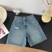 Women's Clothing Retro American Blue Ripped Jeans High Waist Wide Leg Straight Mid Length Trendy Summer Style For Women_ecoleips.com