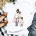 European And American Cross-border Foreign Trade Wholesale Women's Clothing, Mother-child Matching Round-neck Plus-size_ecoleips.com