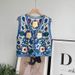 Bohemian Embroidered Vest Women's Sleeveless V-Neck Openwork Short Cardigan Top_ecoleips.com