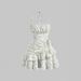 Women's Clothing Women's Floral Print Ruffled Halter Neck Dress Sexy Waist Cinching Skirt Style Fashion For Formal & Casual_ecoleips.com
