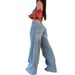 Women's Clothing New Retro Long Wide Leg Pants Hot Girl Loose Wide Leg Jeans Women's High Waist Trousers_ecoleips.com