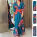 2026 Spring New Women's Clothing: Cross-Border European And American Dress, Fashionable Slim-Waisted Printed Tie-Waist_ecoleips.com