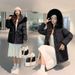 Women's Oversized Hooded Winter Coat With Faux Fur Trim – Thick Polyester Cotton Padding, Streetwear Style (4 Colors)_ecoleips.com