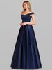 2023 Spring/Summer Cross-Border Bestseller Women's V-Neck Solid Color Long Vintage Dress Bohemian Elegant_ecoleips.com