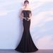 Women's clothing new sexy banquet host tube top fishtail slim short dress for women_ecoleips.com