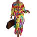 Women's Clothing New Hot Selling One Shoulder Top Slit Dress Two Piece Suit_ecoleips.com
