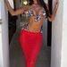 Women's Stylish Openwork Knit Bodycon Beach Skirt Cover Up Summer Vacation Textured Skirt Fits True To Size Sexy Style_ecoleips.com
