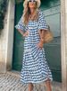 Fashion Women Print Dress Summer Loose Boho Dress Casual Elegant Short Sleeve Beach Party Dresses For Woman Robe Femme 2023 New_ecoleips.com