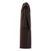 Temperament Niche Scarf Collar Trench Coat Long Coat_ecoleips.com