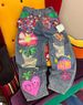 Women's Clothing Spring New Heavy Industry Beaded Ripped Jeans Women's High Waist Loose Straight Pants Cross-border Trendy Brand_ecoleips.com