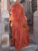 Summer Sleeveless Suspender Ruffle Edge Dress Flower Patchwork Chiffon Beach Dress Fashion Hollow Out Backless Women Long Dress_ecoleips.com