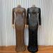 Women's Clothing Round Neck Rhinestone Bodycon Dress Hollow Out Fashion Long Evening Gown For Women American Style_ecoleips.com