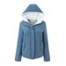 Women’s Fleece-Lined Hooded Puffer Jacket – Korean Style Quilted Coat With Polyester Padding For Casual & Campus Wear_ecoleips.com