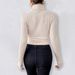 2025 New Fashion Women's Clothing Source Factory Knitted Long Sleeve High Collar Slim Fit Bodysuit_ecoleips.com