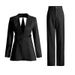 High-End Fashion Women's Clothing 2025 Spring And Summer New V-Neck Sexy Suit Wide-Leg Pants Two-Piece Set For Women_ecoleips.com