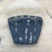 Women's Clothing Personality, Fashionable, Sexy, One Shoulder Tube Top Denim Vest Suit, High Waist, Slimming A Line Skirt_ecoleips.com