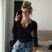 European And American Style Women's Autumn New Buttoned Half-open Collar Long-sleeve Slim-fit Fashionable Versatile Base_ecoleips.com