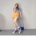 Irregular Workwear Half Skirt Pants Summer Thin High Waist Slimming Plus Size Sister Pear Shape Body A-line Shorts_ecoleips.com