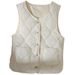 Aria Basics New Winter Made Of Lamb Wool, Double-sided Warm With Pockets, Stylish And Fashionable Outerwear Vest For Women_ecoleips.com