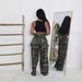 Women's Clothing Fashion Camouflage Multi Pocket Zipper Loose Overalls_ecoleips.com