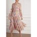 Women's Clothing Spring And Summer British Fashion Brand Dreamy Floral Mesh Fairy Elegant Princess Dress Long Dress_ecoleips.com