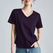 Summer Women's White Mercerized Cotton T-Shirt | 3D Stitching Round Neck Basic Top | Plus Size Slim Fit Layered Casual Blouse_ecoleips.com
