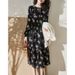 New French Style, High-End And Elegant Base, Luxurious Long Skirt With Floral Patterns For Early Spring 2025_ecoleips.com
