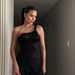Women's Clothing Women's Slim Sexy Twisted Strap One Shoulder Top Solid Color Sleeveless Oblique Collar For Formal & Casual For Women_ecoleips.com