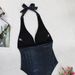 Women's Clothing Swimsuit Women's New Black Snakeskin One-piece Bikini Sexy Pure Desire High-end_ecoleips.com