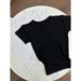 Women's Clothing Spot Skims Straight Shoulder Modal Sports T Shirt Female Nude Elastic Texture Waist Basic Round Neck Hot Girl Top_ecoleips.com