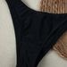 Women's Black Strapless Bikini European American Style Sexy Bow Tie Straps Swimwear_ecoleips.com