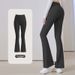 Lulu Sports High Waist Yoga Pants Quick Drying Breathable Tight Fitness Clothes Wide Leg Flared Pants for Women_ecoleips.com