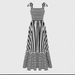 Women's Summer Striped Maxi Dress Elegant Loose Fit A-Line Sleeveless Casual Dress for Women Pink Red Black Sky Blue_ecoleips.com