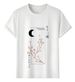 Women's T-Shirts Tshirt Muscle Freaks Cherry Blossoms Japanese Floral Style_ecoleips.com