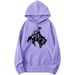 Women's Retro Hip Hop Hoodie Long Sleeve Pullover Sweatshirt With Fleece Lining, Oversized Streetwear Casual Top, Anime Print Unisex Fashion_ecoleips.com
