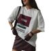 100% Cotton Short Sleeve T-Shirt For Women Summer European And American New Lazy Loose Versatile Fashion_ecoleips.com