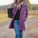 Women's Retro Woolen Coat Medium Length Solid Color Autumn Winter Clothing Relaxed Everyday Wear Comfortable Feshion_ecoleips.com