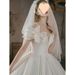 Satin Main Wedding Dress 2025 New Model Brides, Court-style Vintage, High-quality Texture, Elegant, For Petite Women_ecoleips.com