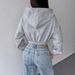 AD759 Cross-border Trade Autumn New Fashion Sexy Slim-Fit Versatile Comfortable Casual Cardigan Hooded Sweatshirt For_ecoleips.com