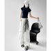 Dynamic Girls' Work Pants, Women's Spring And Summer Hip-Hop, Ankle Binding, American Loose, Wide Leg, High Street_ecoleips.com